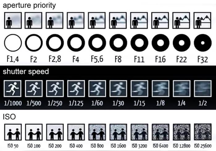 Understanding aperture, shutter speed, and iso for night shots