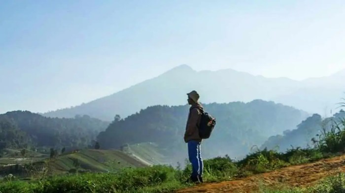 Menikmati sunrise di Sukabumi