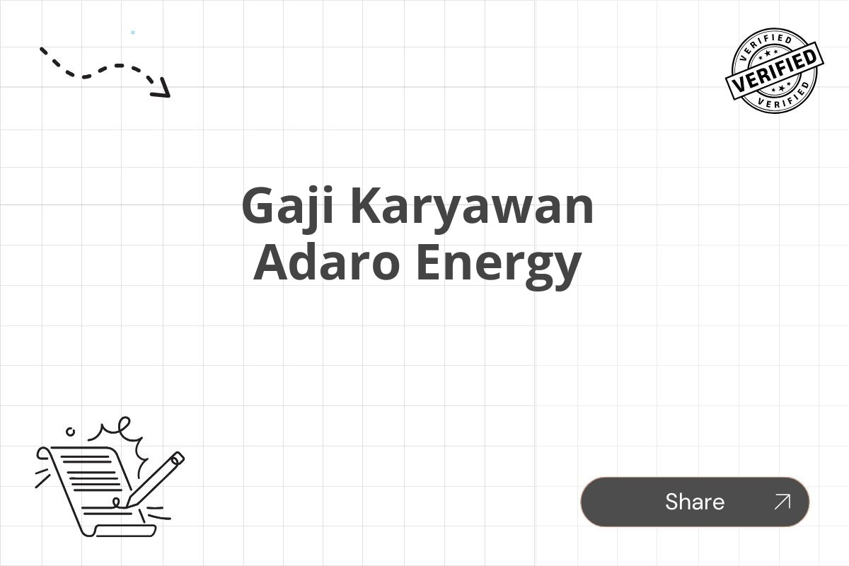 Gaji Karyawan Adaro Energy