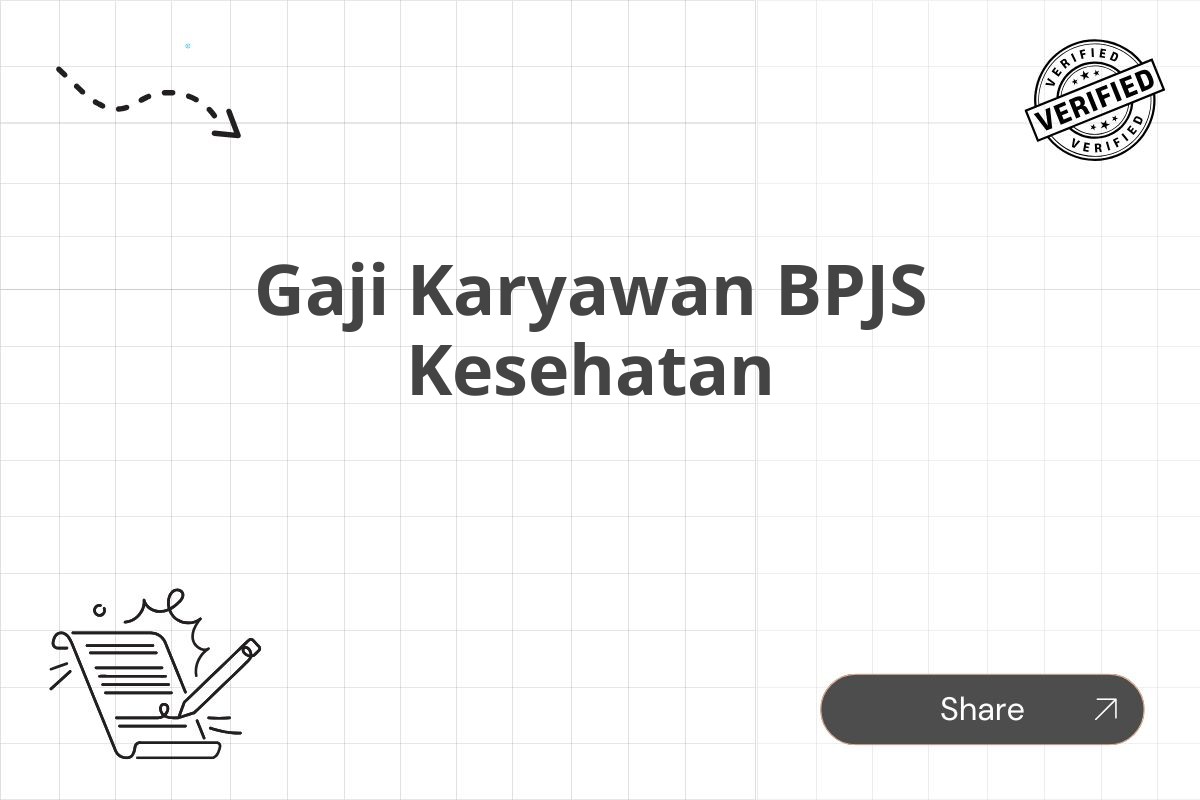 Gaji Karyawan BPJS Kesehatan