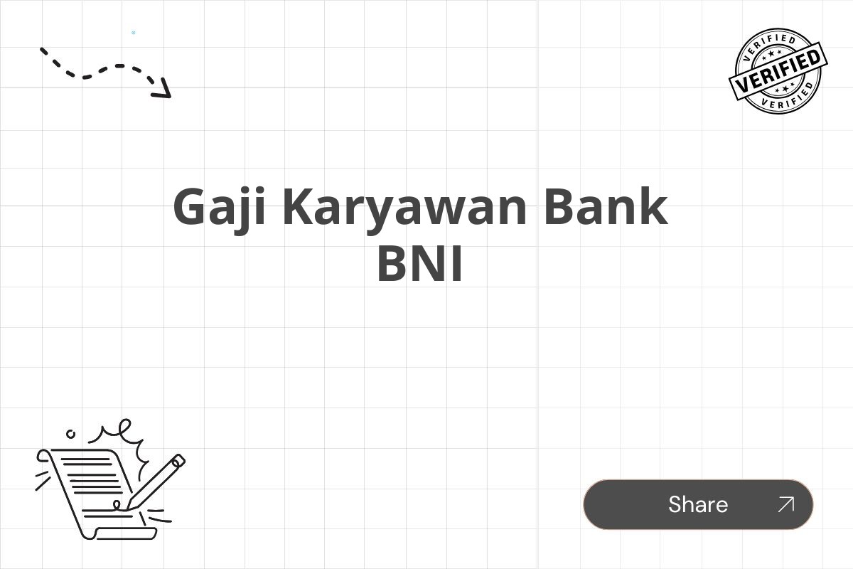 Gaji Karyawan Bank BNI