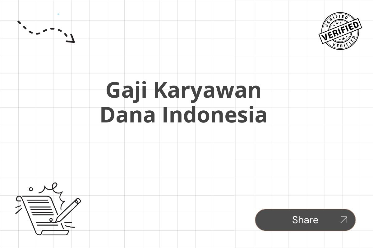 Gaji Karyawan Dana Indonesia