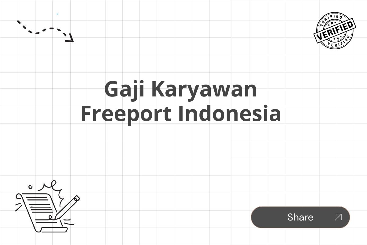 Gaji Karyawan Freeport Indonesia