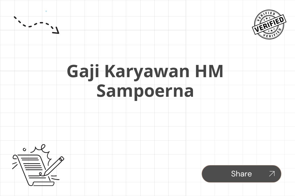 Gaji Karyawan HM Sampoerna