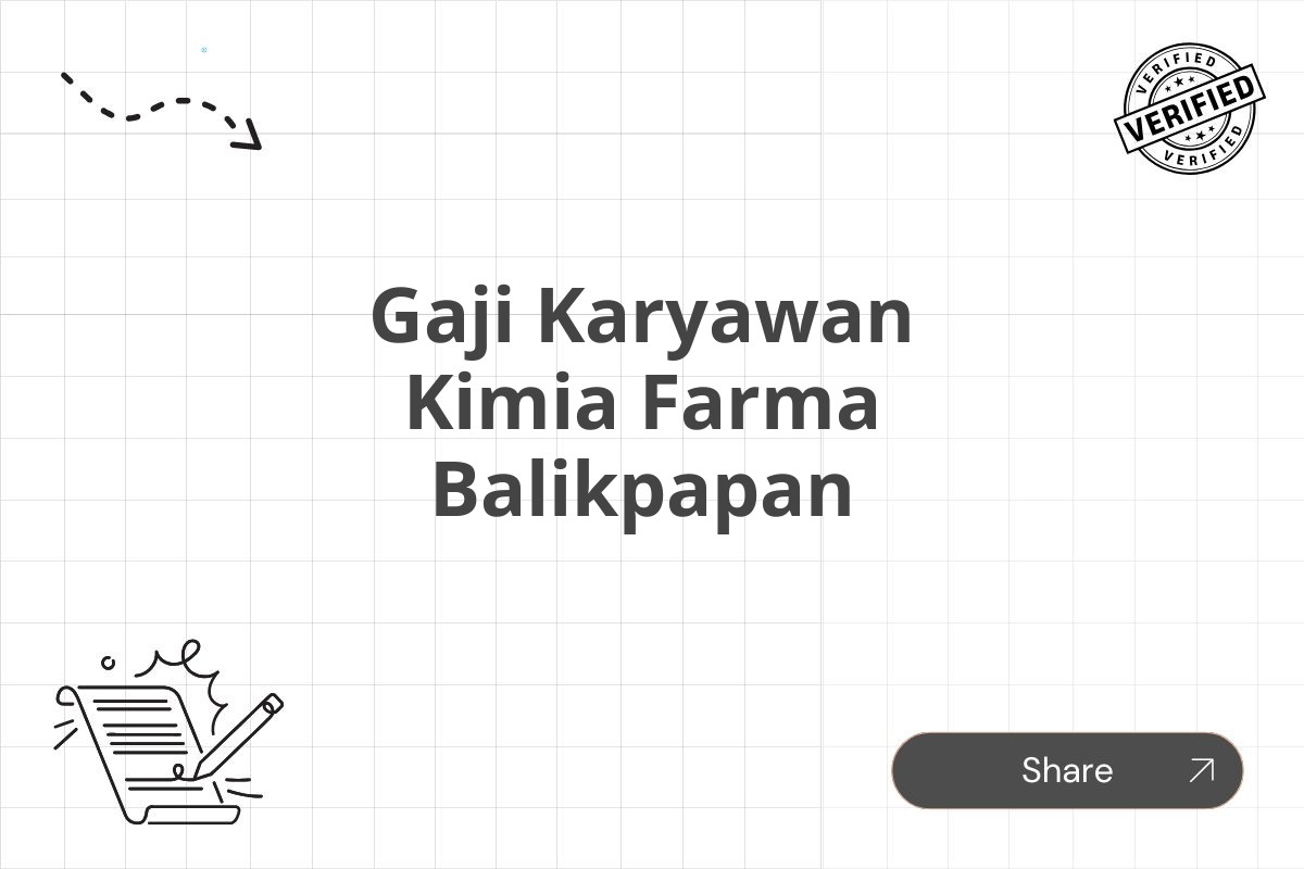 Gaji Karyawan Kimia Farma Balikpapan