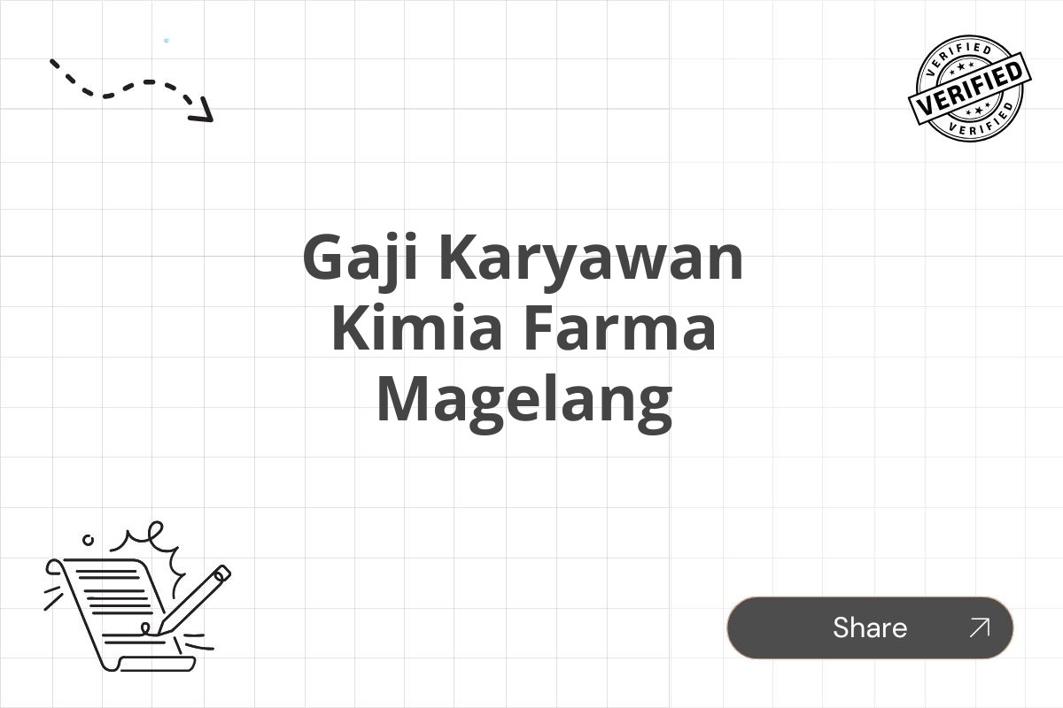 Gaji Karyawan Kimia Farma Magelang