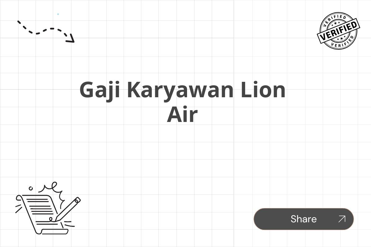 Gaji Karyawan Lion Air