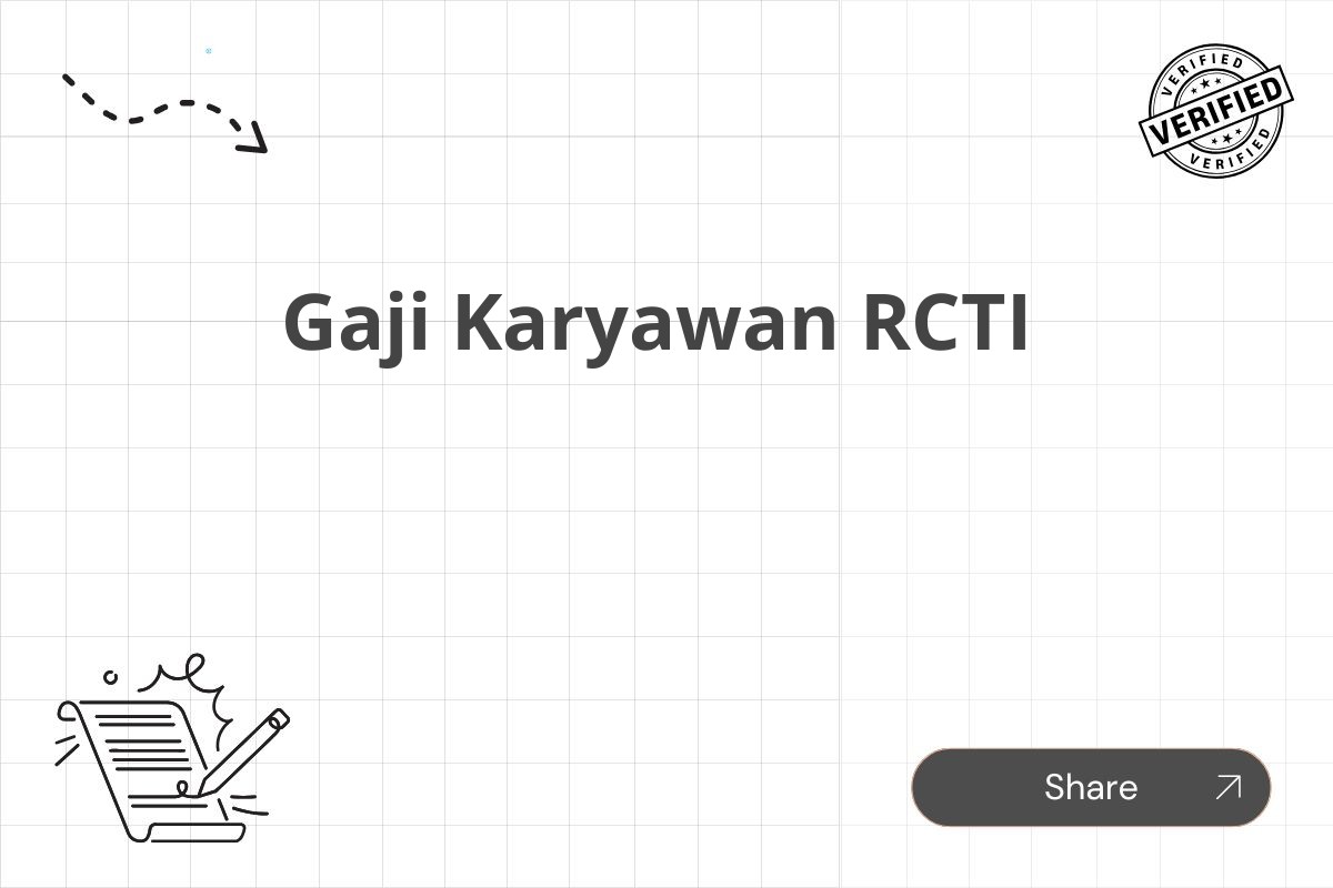 Gaji Karyawan RCTI