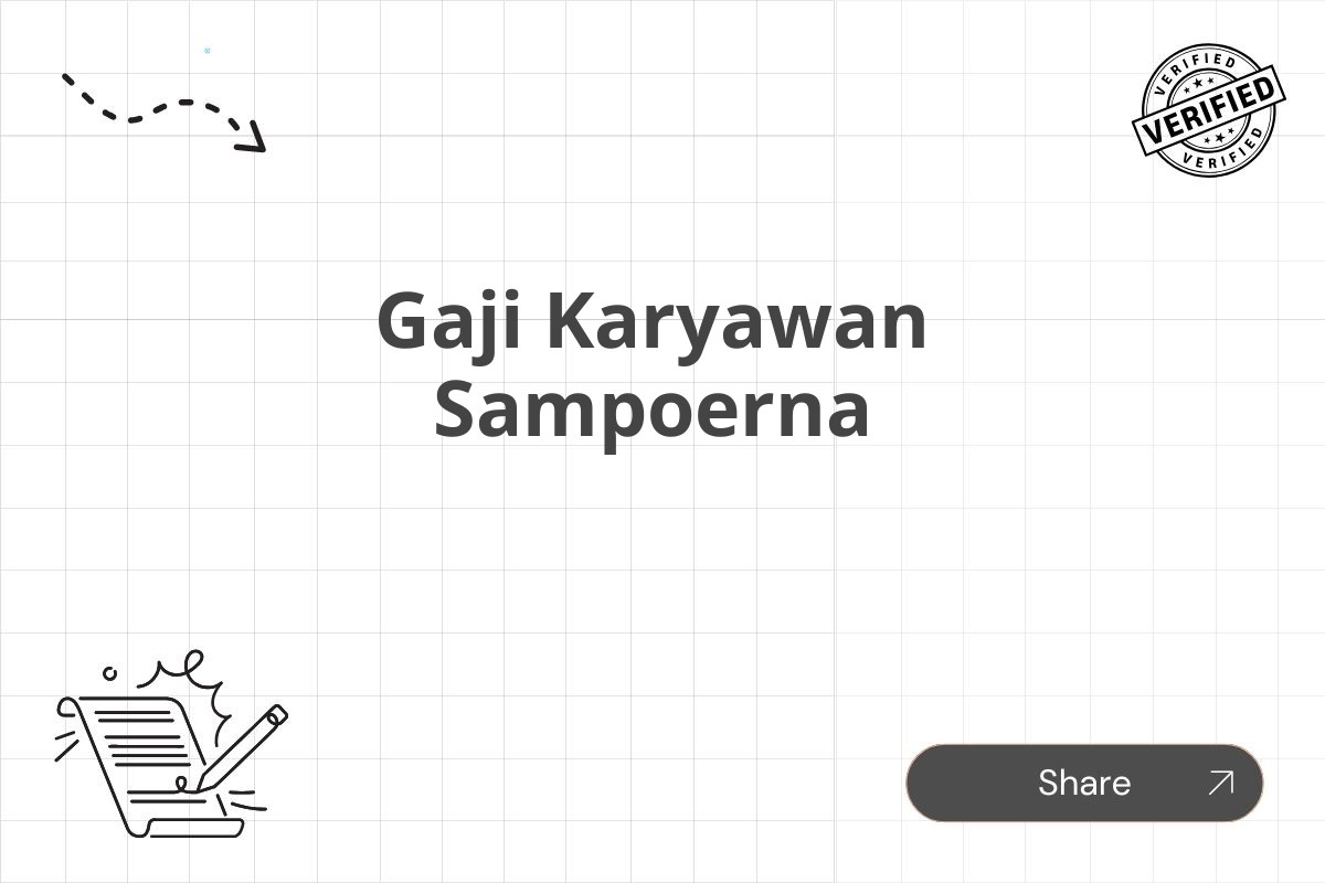 Gaji Karyawan Sampoerna