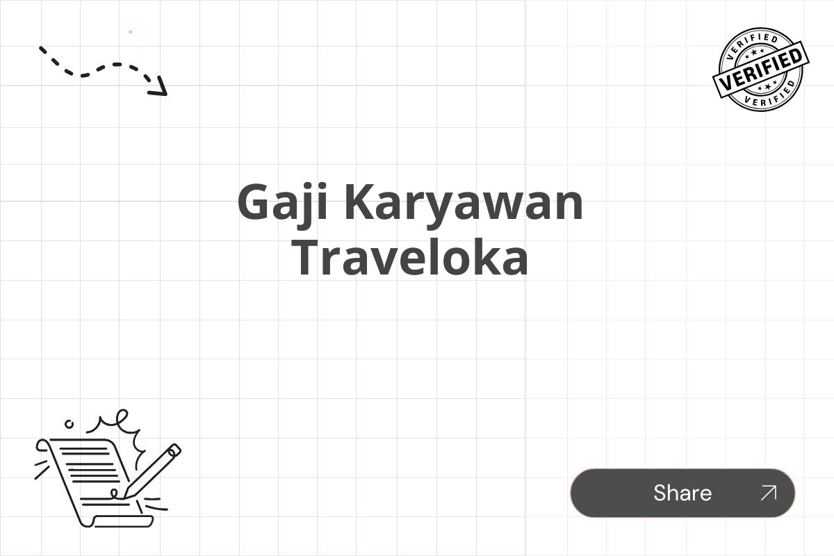 Gaji Karyawan Traveloka