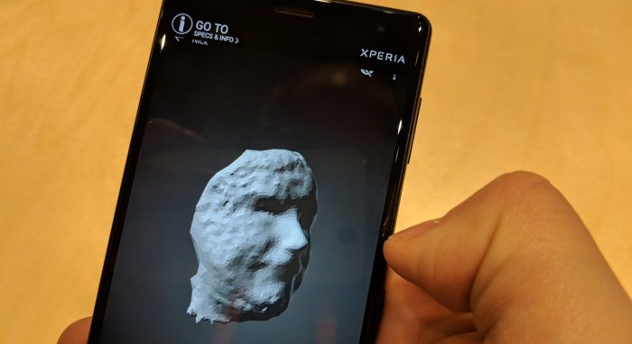 3D scanning a human face with a phone for accurate measurements