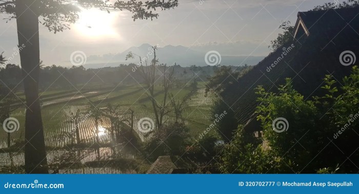 Menikmati sunrise di Sukabumi